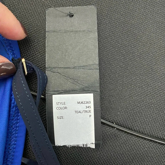 Marc‎ by Marc Jacobs Broken Solids Bandeau Bikini Top Two Toned Blue Size US XS - Picture 11 of 12
